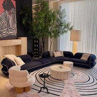 Canapé d'angle moderne très vendu, ensemble de canapés en tissu en forme de L pour salon, appartement, villa