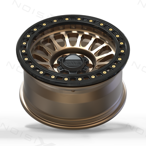 Rines de Bronce Forjado de 17, 18 y 20 Pulgadas, 6x135, 6x139.7, 6x165.1, Acabado Pulido y Cepillado Personalizado para Nissan, Ford F150, Chevy, GMC, Estilo KMC - Product Image 3