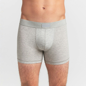 Sous-vêtements sexy pour hommes en coton et élasthanne, confortables, classiques, taille mi-haute, boxers fins, boxers sans couture pour hommes adultes - Product Image 2