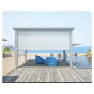 Precios de fábrica Prima Gazebo de lujo Jardín <span class=keywords><strong>Pérgolas</strong></span> de techo motorizadas retráctiles de aluminio resistentes a la intemperie con Led - Product Image 3