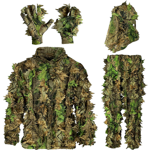 Vêtements d'aventure en plein air Ghillie costume pour hommes chasse 3D feuille Gillie costume Camo chasse Gillies Camo chasse costumes - Product Image 2