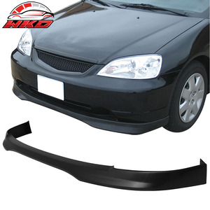 Alerón Delantero Estilo Type-R para Honda Civic 01-03, Divisor de Parachoques, PP de Alta Calidad, Accesorio Exterior - Product Image 1
