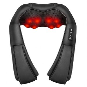 Custom Home <b>Heating</b> Shoulder Neck Massage Belt with 3-Speed Gear Timing and PU Material for Relaxation - Product Image 4
