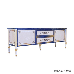 Consola de <span class=keywords><strong>Entrada</strong></span> Blanca de Estilo Tradicional, <span class=keywords><strong>Mueble</strong></span> Decorativo de Madera Maciza Tallada, Fabricante de Muebles Personalizados - Product Image 2
