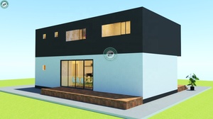 Villa Less Is More <span class=keywords><strong>de</strong></span> 125 m², maison moderne à deux étages, 4 chambres, maison minimaliste en noir et blanc en <span class=keywords><strong>France</strong></span> - Product Image 3