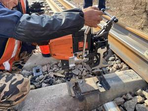 Điện đường sắt khoan máy LDZ-1501 đường sắt Clip pin lithium Powered cho thay thế/sửa chữa đường sắt theo dõi máy khoan - Product Image 6