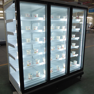 Réfrigérateur commercial à porte vitrée pour supermarché, armoire de présentation multi-étagères, congélateur - Product Image 6