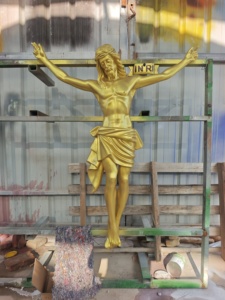 Escultura de Resina Personalizada, Realista, de Jesús con la Mano Extendida, Simboliza la Salvación, Simbolismo Religioso, Apta para Iglesias, 2025 - Product Image 3