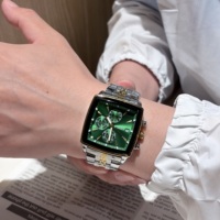 X-GEQCK 3086 Jam Tangan Pria Mewah Dial Persegi Tiga Jarum Tali Baja Tahan Karat Quartz Jam Tangan Bisnis Montre Homme Reloj Hombre