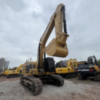 Excavatrice hydraulique CAT 349GC d'occasion de 49 tonnes pour l'exploitation en carrière, le chargement de roches et les travaux de terrassement lourds