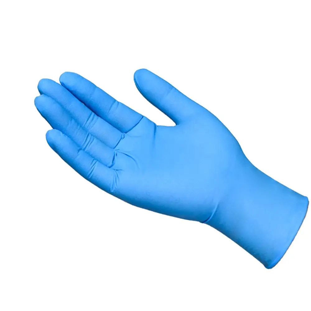 Medikal eldiven tozsuz su geçirmez yüksek kaliteli toptan fabrika marka yeni nitril eldiven