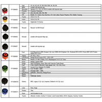 VIKTEC — outil de réparation automobile, ensemble de remplissage d'huile de moteur 11 pièces avec adaptateurs de code de couleur ()
