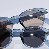 Nouvelles lunettes de soleil vintage de créateur, forme ronde, couleur bonbon, monture en PC, verres dégradés, luxe, polarisation UV400, unisexe