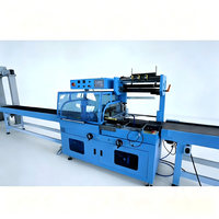 Machine d'emballage automatique à film rétractable PE POF pour cadres de portes longs, haute efficacité