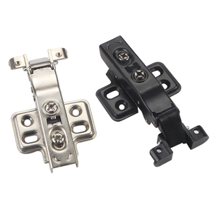 Charnière de porte en aluminium pour porte vitrée de placard avec mécanisme à ressort - Product Image 1