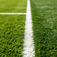 Césped artificial de fútbol de alta resistencia de 50 mm para campos deportivos, césped sintético profesional de alta resiliencia para todo tipo de clima.