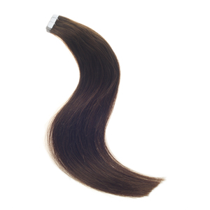 中国大工厂好价格双拉角质层对齐Vrigin Remy人发棕色胶带在头发扩展 - Product Image 4