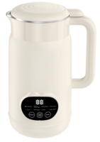 Changsheng BL5537 Machine à Lait Végétal Compacte 0,6 L, Préréglage 10 Heures, 6 Lames, Auto-Nettoyante, Cuve Intérieure SUS304, Faible Bruit, 150W