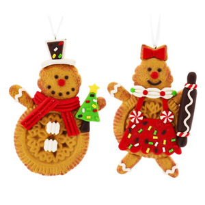 Adornos de Hombre de Jengibre para Decoración de Árboles de Navidad, Colgantes de Hombre de Jengibre, Adornos para Árboles de Navidad, Decoraciones Navideñas - Product Image 3
