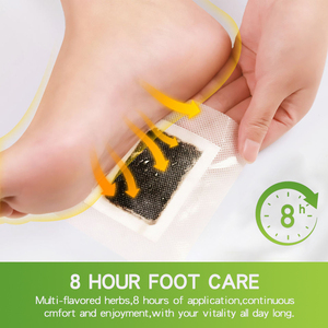 Hút ẩm giải độc tre bạc hà thảo dược tự nhiên bản chất miếng đệm chân để loại bỏ độc tố & giảm đau - Product Image 4