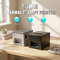 Printer Thermal Otomatis Potong 80mm untuk Struk/Tiket Imprimante Thermique ZJ-8390 Printer Tagihan