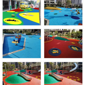 Granulés de caoutchouc EPDM non toxiques et sécuritaires pour pistes de course en plastique, aires de jeux de maternelle et sols de pistes de course. - Product Image 1
