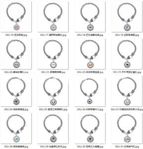 Nfl जेट टीम पेलेंट आकर्षण कंगन 20 सेमी ट्रेंडी विंटेज पंक खोखले प्राचीन चांदी लॉबस्टर बस्सा मोड़ - Product Image 3