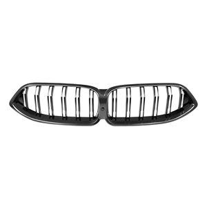 Parachoques delantero de fibra de carbono seco, rejilla de riñón, malla de rejilla, listones dobles para <span class=keywords><strong>Bmw</strong></span> <span class=keywords><strong>M8</strong></span> F91 F92 F93 2020 <span class=keywords><strong>2021</strong></span> 2022 2023 2024 - Product Image 1
