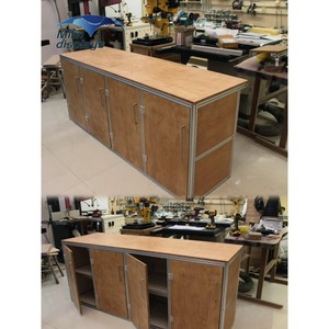 Table de bistro en aluminium élégante Meubles de patio compacts <span class=keywords><strong>pour</strong></span> le salon Salle à manger Armoire de cuisine - Product Image 5