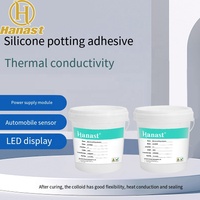 Composé de scellement silicone haute conductivité thermique 2.0W/mK UL94 V-0 1:1 pour la protection des modules d'alimentation des onduleurs solaires