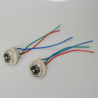 Systèmes d'éclairage automobile de haute qualité, support de lampe de voiture 1157 BAY15D, connecteur d'extension de douille d'ampoule, accessoires d'éclairage automobile