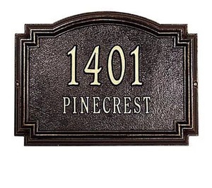 Usine en gros numéros de maison adresse porte signe entreprise <span class=keywords><strong>Logo</strong></span> métal laiton porte <span class=keywords><strong>Plaque</strong></span> pour décoration murale - Product Image 4