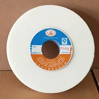 Meule de banc en oxyde d'aluminium blanc moyen WA60KV 150x25x31,75 mm