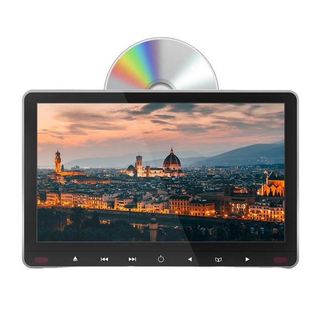 Headrest LCD CD Player 11.6 Inch Touch Screen HD1080P USB SD MP5 FM IR Transmitter 32 BIT Wireless Games 1 Year Warranty
