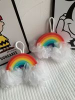 Handuk mandi penggosok Loofah kartun mewah bunga mandi jaring gelembung bunga mandi grosir