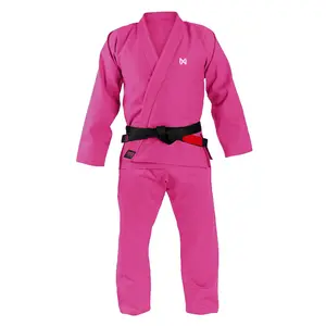 Màu Hồng Jiu Jitsu Đồng Phục Cho Phụ Nữ Custom Made Brazil Jiu Jitsu Gi Với Thương Hiệu Chấp Nhận Chất Lượng Cao Ngọc Trai Dệt Vải Sử Dụng