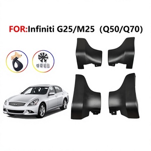 Garde-boue en plastique noir Ffd5426 pour Infiniti, pour G25 M25 Q50 Q70 2018 2019 avec transmission automatique - Product Image 5