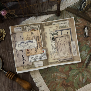 Papel Retro Hecho a Mano, Autoadhesivo, para Decoración de Botellas de Vidrio, Etiquetas, Álbumes de Fotos, Diarios y Notas - Product Image 4