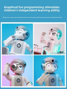 Robot IA UBTECH Wukong : Jouet éducatif, danseur, lecteur de livres illustrés, interlocuteur vocal, professeur d'anglais pour l'éducation précoce - Product Image 3
