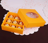 Emballage de mariage moderne imprimé de logo personnalisé Cadeau de fruits secs boîte de papier recyclé finition mate feuille Diwali fruits secs aseptique