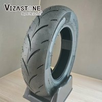 Ban Motor Anti-Chunking Custom Pabrik 350-10 T49 8PR, Ban Skuter dengan Compound Tahan Lama untuk Wilderness Delta Safari