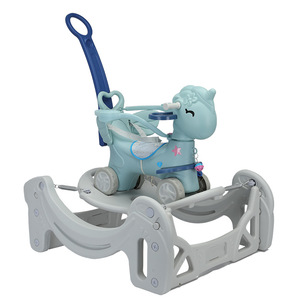 <span class=keywords><strong>Cavallo</strong></span> <span class=keywords><strong>a</strong></span> <span class=keywords><strong>Dondolo</strong></span> e Trampolino 2-in-1 Mishore, Regalo di Primo Compleanno per Bambini, <span class=keywords><strong>Cavallo</strong></span> Saltante Anti-Ribaltamento - Product Image 1