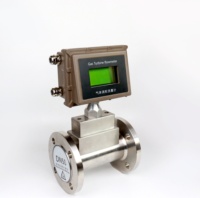 Medidor de Flujo de Turbina de Acero Inoxidable, Modbus 4-20mA, Oxígeno, Nitrógeno, Hidrógeno, Salida de Pulso RS485, Medición de Gas/Aire, Medidor de Flujo OEM