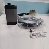 Kit de douche portable pour le camping en plein air Pompe de douche rechargeable USB 6000mAh Modes de pulvérisation multiples avec outil de camping filtré