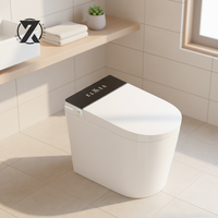 WC intelligent à économie d'espace de conception nouvelle, petit volume, WC automatiques modernes, siège électrique avec télécommande