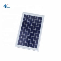 Mini panneau solaire 12W 18V avec verre antireflet, petit chargeur solaire ZW 12W 18V pour appareils d'extérieur