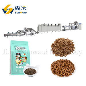 Machine à granulés de fourrage pour chiens automatisée en acier inoxydable Fabricant d'équipement Usine de fabrication d'extrudeuse - Product Image 1