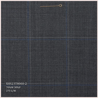 Nouveau style 2024 – Tissu en laine mérinos peignée STOCK, tissu italien pour costumes, mélange laine/polyester pour costumes homme