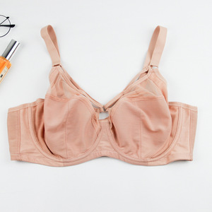 Reggiseni sexy senza ferretto a copertura totale, sottili e traspiranti in pizzo, con spalline larghe regolabili e chiusura posteriore, <span class=keywords><strong>taglie</strong></span> <span class=keywords><strong>forti</strong></span>, intimo confortevole da <span class=keywords><strong>donna</strong></span> - Product Image 5