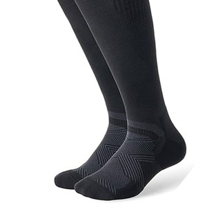 High Compression <b>Socks</b> Breathable Knitted Solid Black <b>Running</b> <b>Socks</b> for Adults Anti-Slip Breathable Durable Compression <b>Socks</b> - Product Image 3